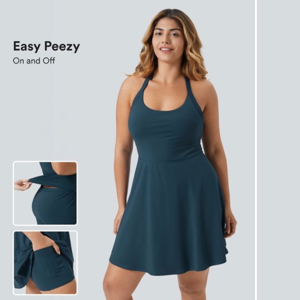 HALARA Backless Dance Active Dress